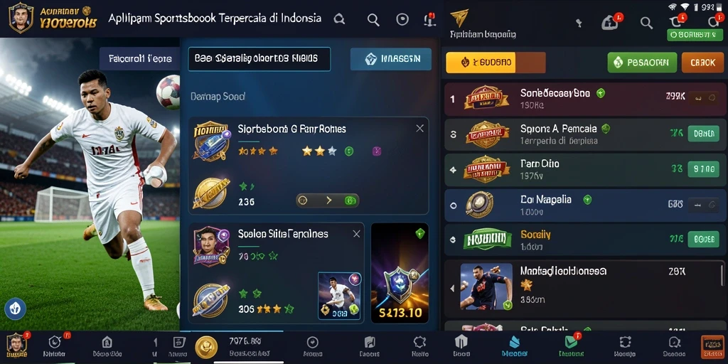 Tampilan utama 797K dengan fitur taruhan olahraga yang lengkap.