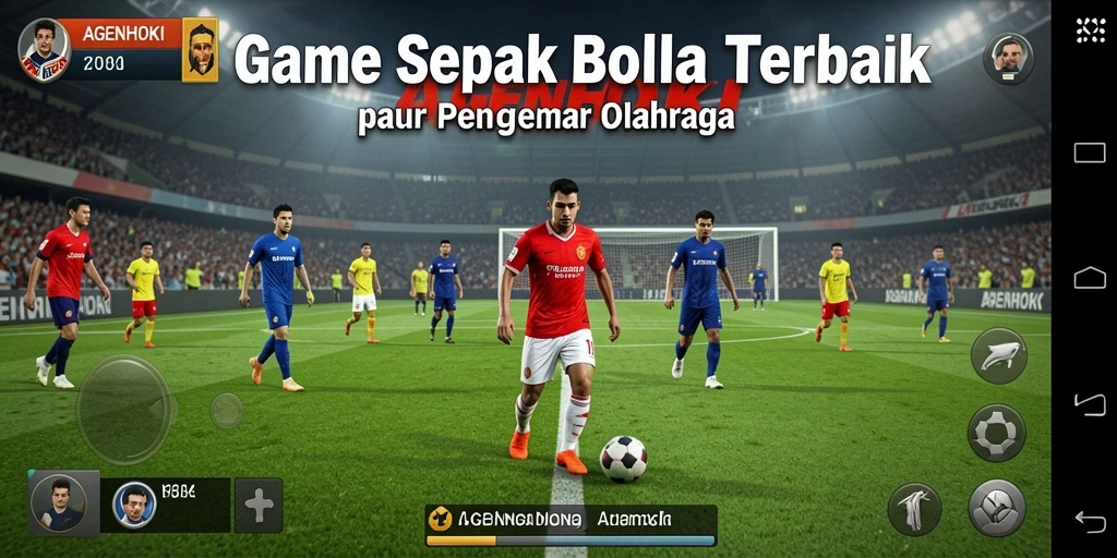 Tampilan menarik gameplay sepak bola dalam AGENHOKI.
