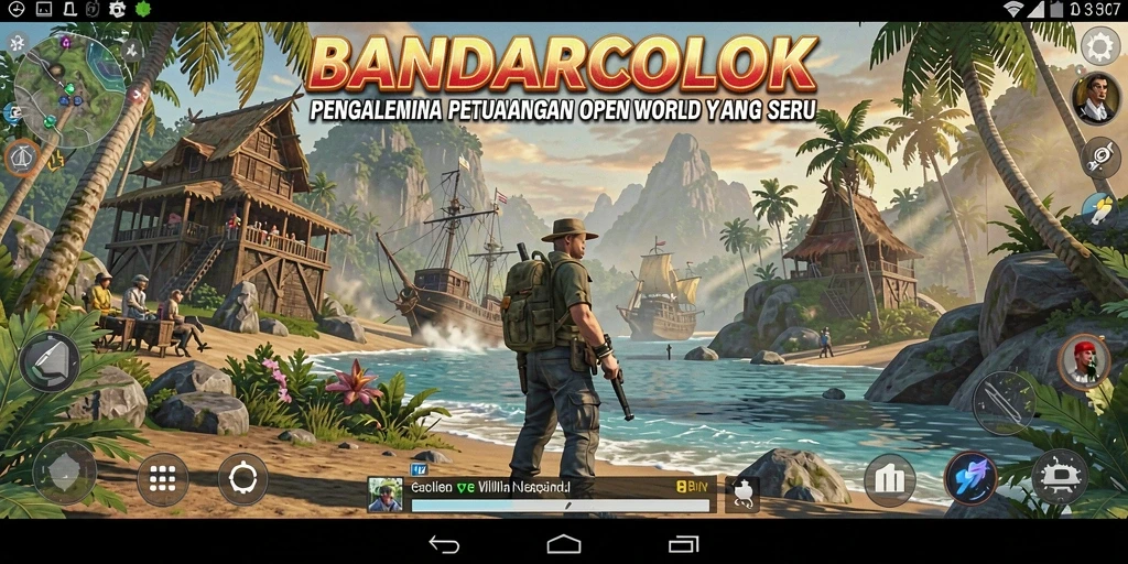 Screenshot menampilkan gameplay seru dalam dunia luas BANDARCOLOK.