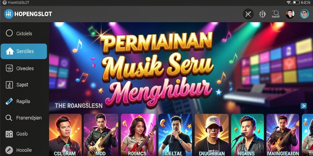 Tampilan gameplay HOPENGSLOT yang menarik dan penuh warna.