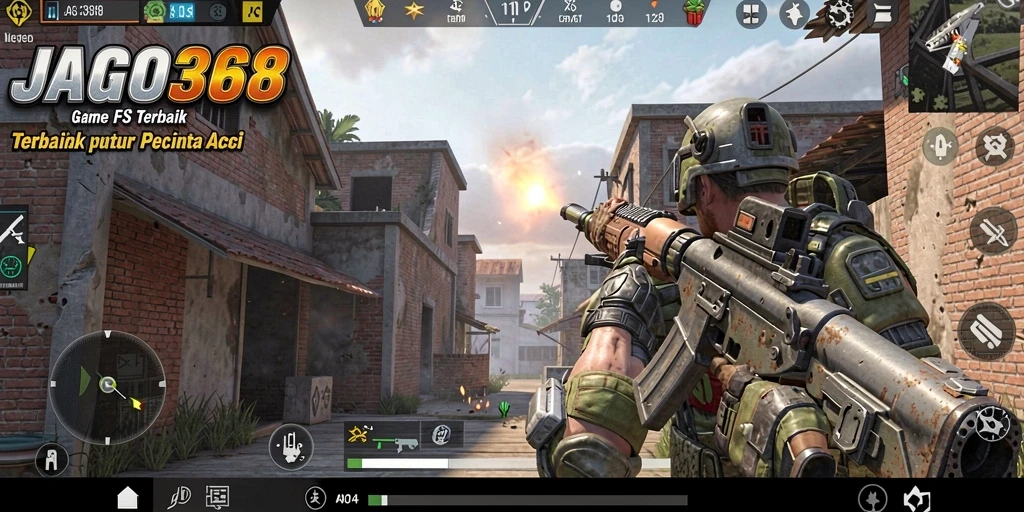 Tampilan gameplay intens dari JAGO368 dalam aksi.