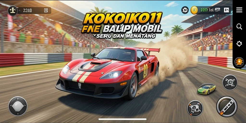 Tampilan gameplay KOKO11 yang intens dan mendebarkan.