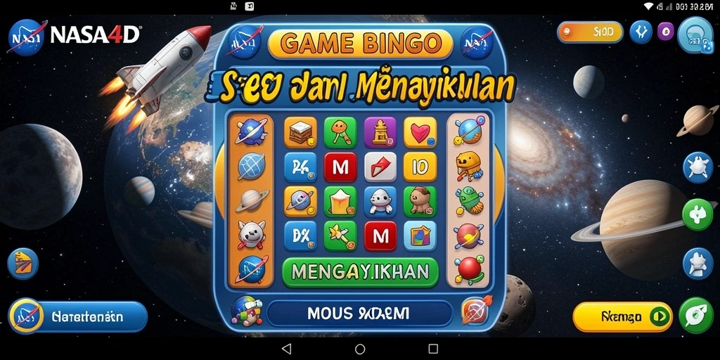 Gameplay seru dan interaktif di NASA4D Bingo.
