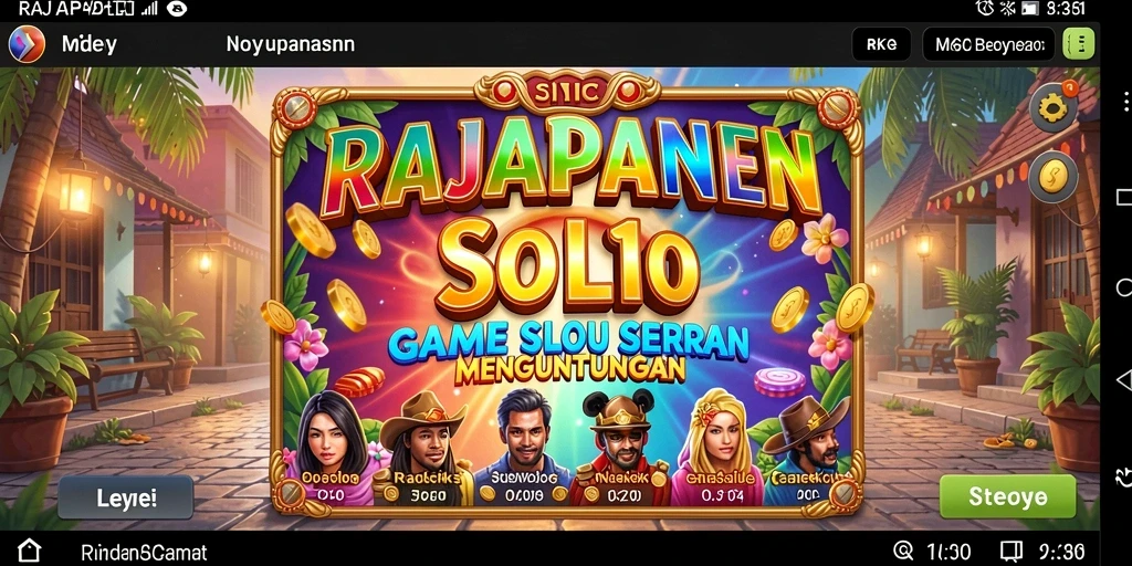 Tangkapan layar RAJAPANEN menunjukkan aksi seru dalam permainan Slot.