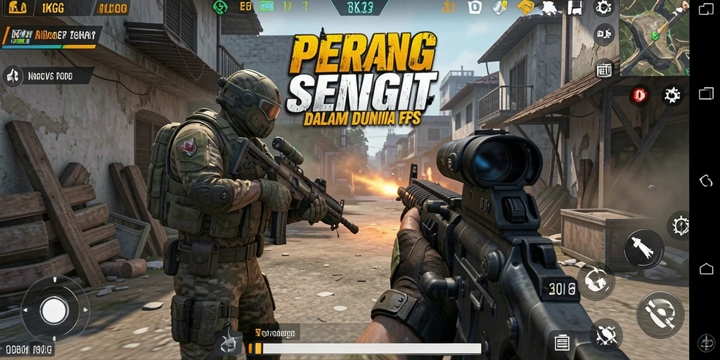 Tampilan gameplay menegangkan dari RKGG saat beraksi.
