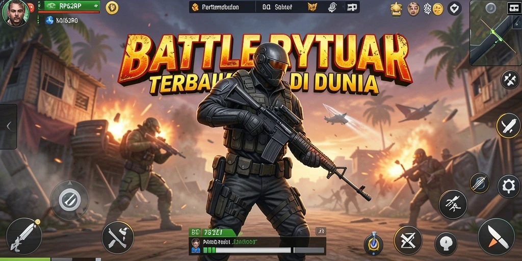 Tampilan seru gameplay RP62RP saat bertempur di medan perang.