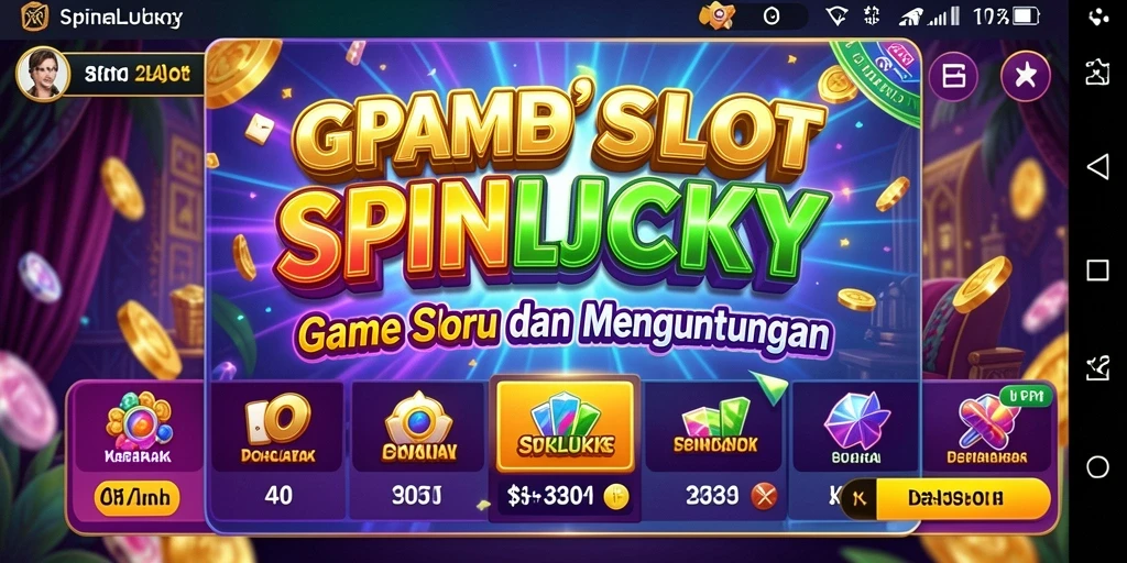 Tampilan gameplay SPINLUCKY yang menarik dan interaktif.