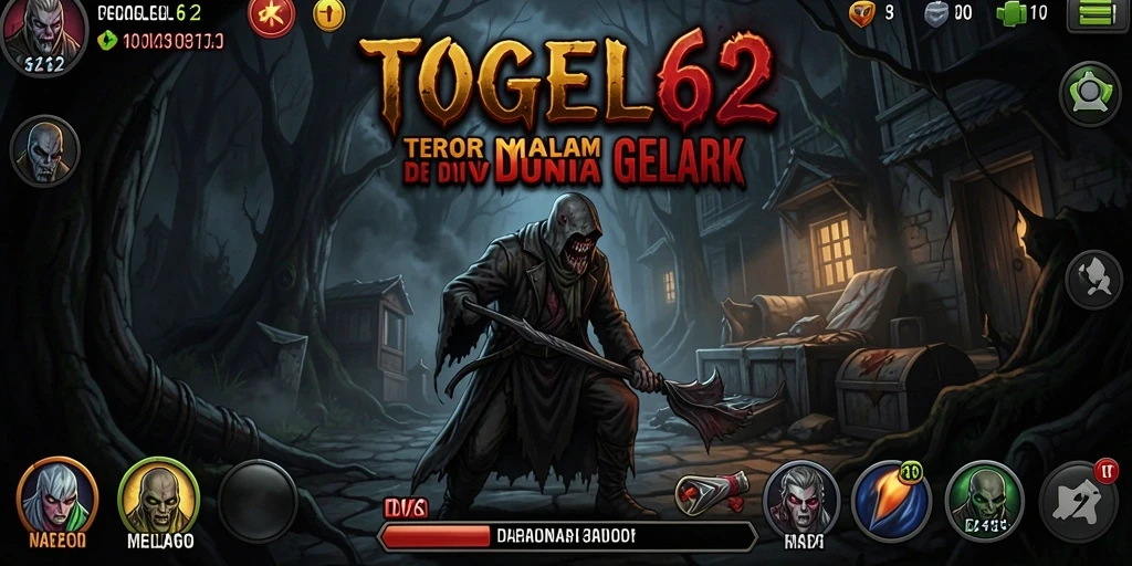 Gameplay menegangkan TOGEL62 dengan suasana horor yang mencekam.