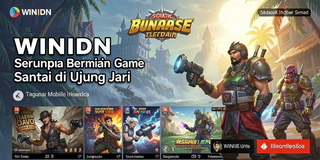 Screenshot dari gameplay WINIDN yang ceria dan seru.